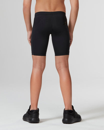 2XU SA - Boys' Core Compression Shorts - Black/Black