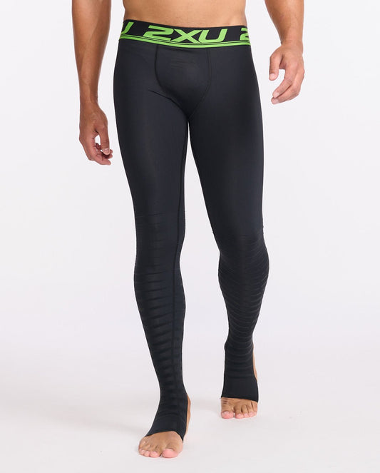 2XU South Africa - Mens Power Recovery Compression Tights - Black/Nero