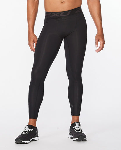 2XU South Africa - Men's Motion Compression Tights - Black/Nero