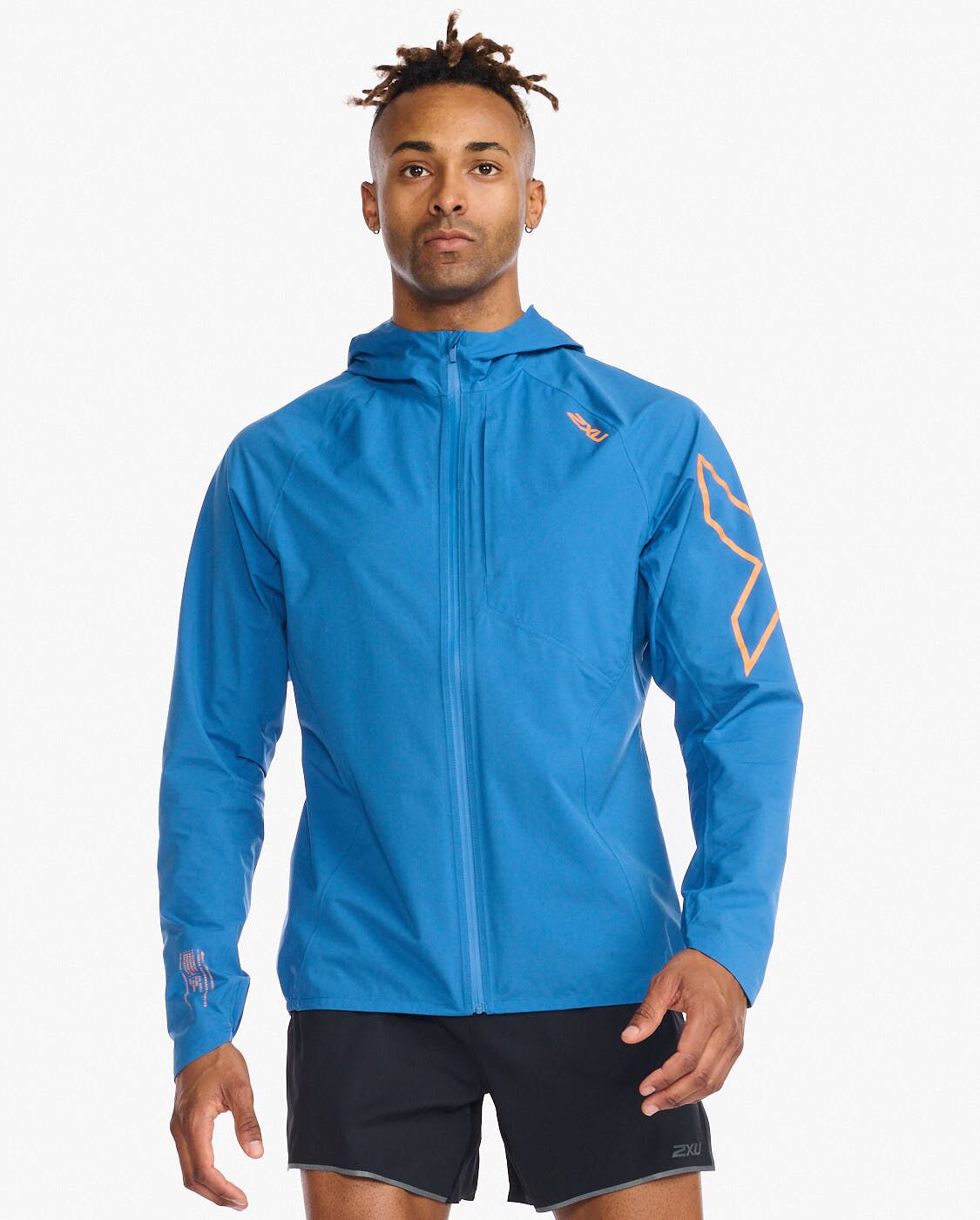 2XU South Africa - Mens Light Speed Wp Jacket - Starling - Starling/Turmeric Reflective