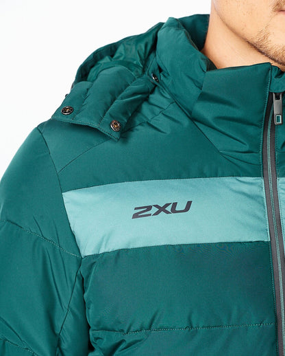 2XU South Africa - Mens Utility Insulation Jacket - Pine/Silver Sage