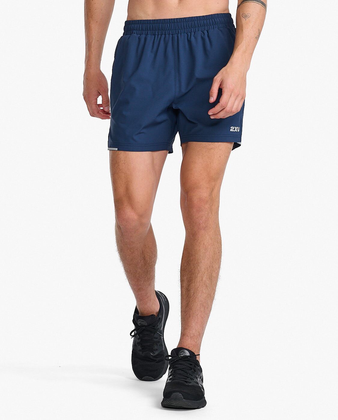 2XU South Africa - Mens Aero 5 Inch Shorts - MDN/SRF