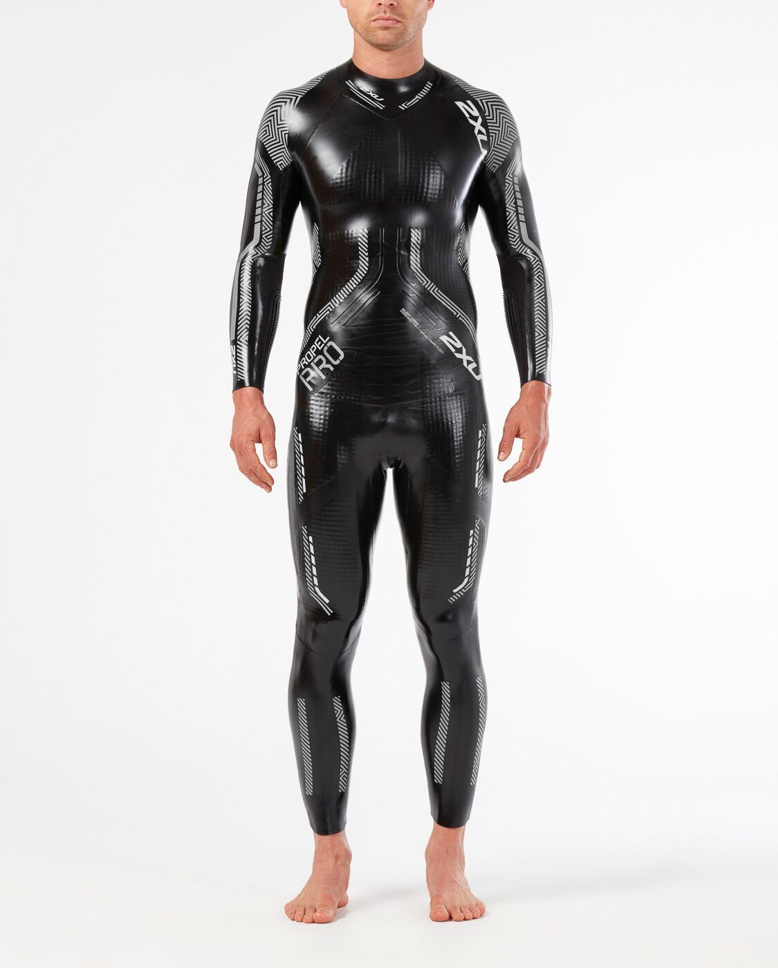 2XU South Africa - Men's Propel:Pro Wetsuit - Black/Silver