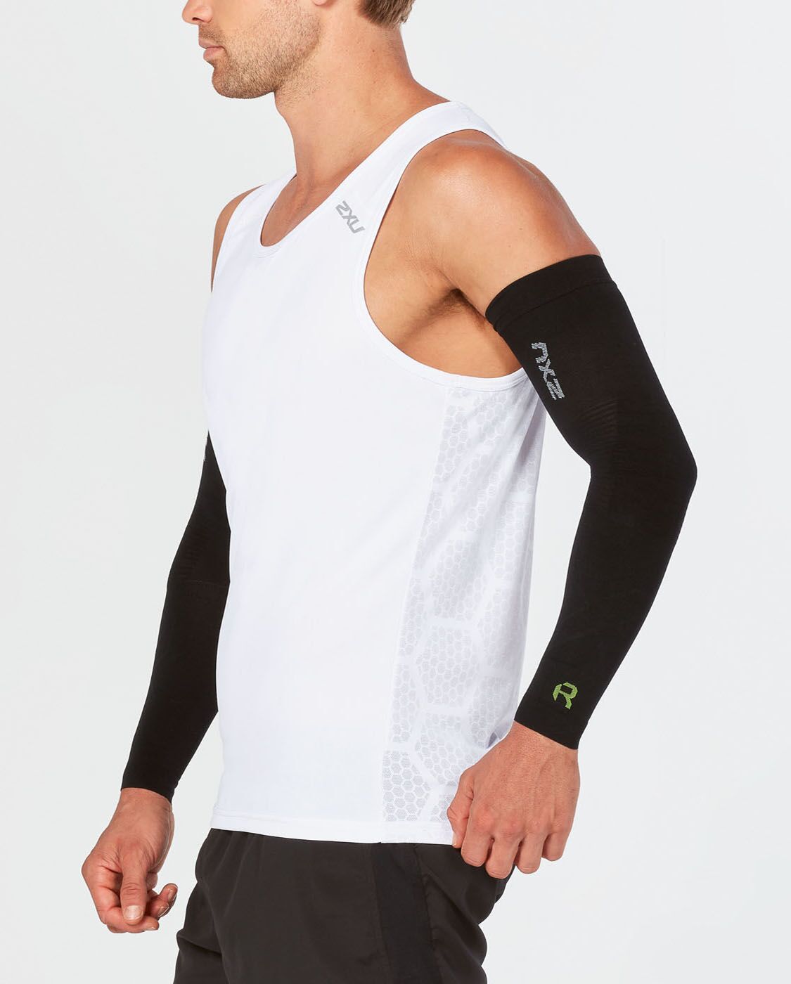 2XU South Africa - Recovery Flex Arm Sleeves - Black/Nero
