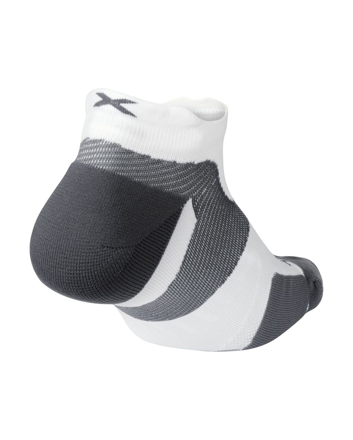 2XU South Africa - Vectr Cushion No Show Socks - White/Grey