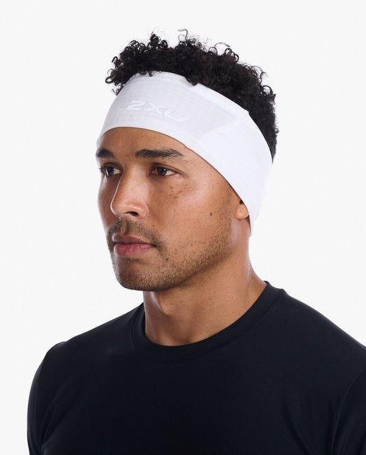 2XU South Africa - Ignition Headband - White/Silver Reflective