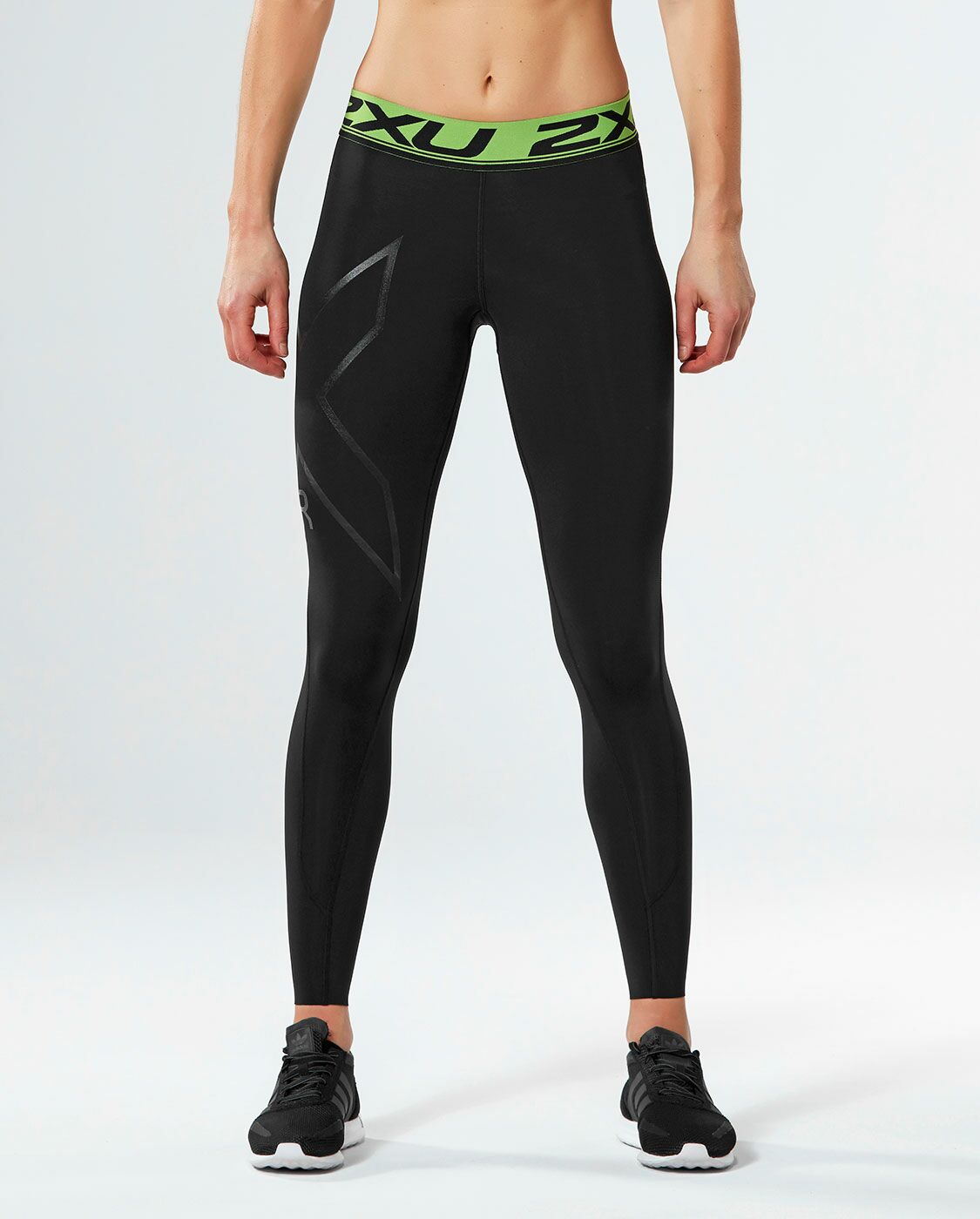 2XU South Africa - Womens Refresh Recovery Compression Tights - Black/Nero