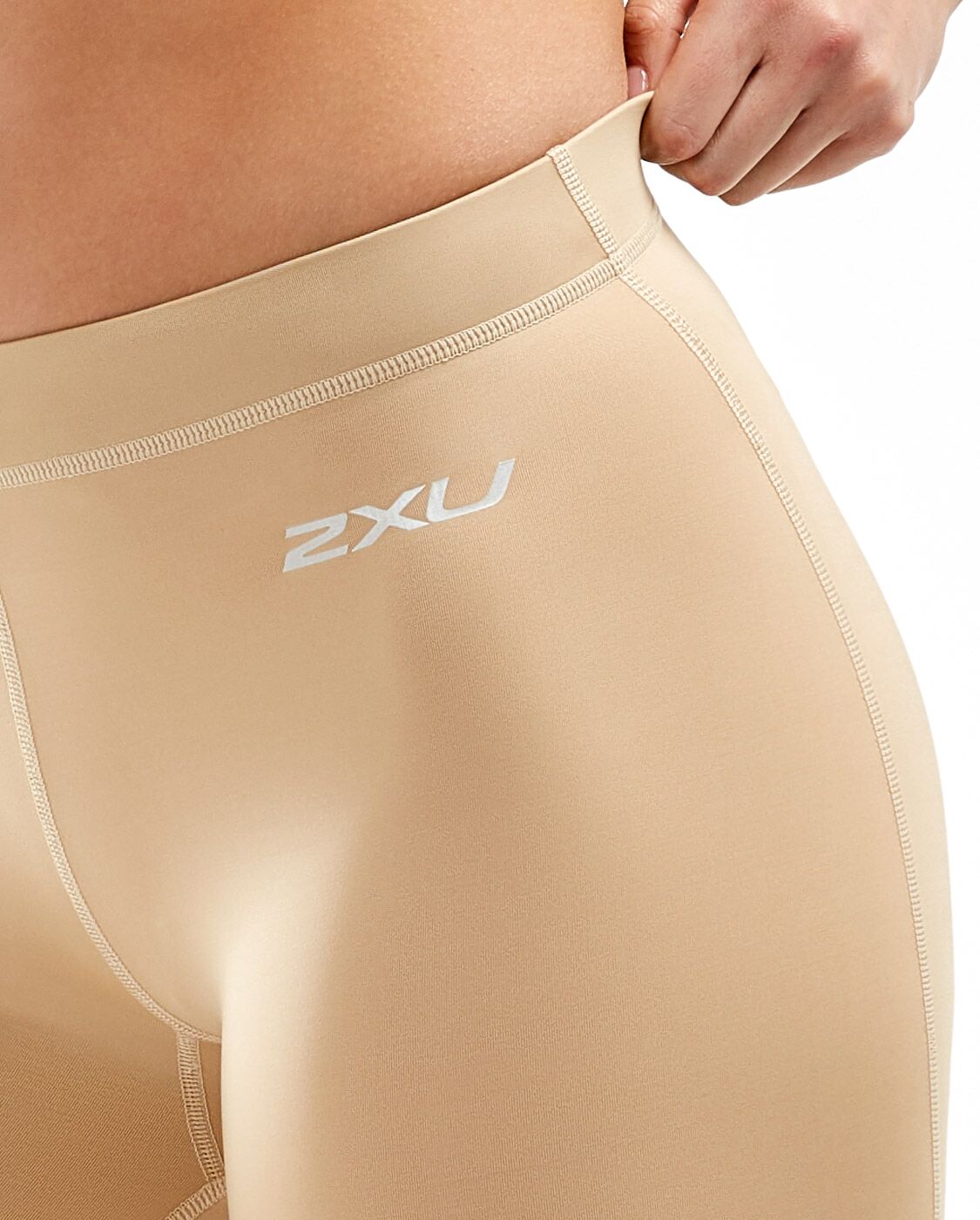 2XU South Africa - Womens Core Compression 5 Inch Game Day Shorts - Black/Silver