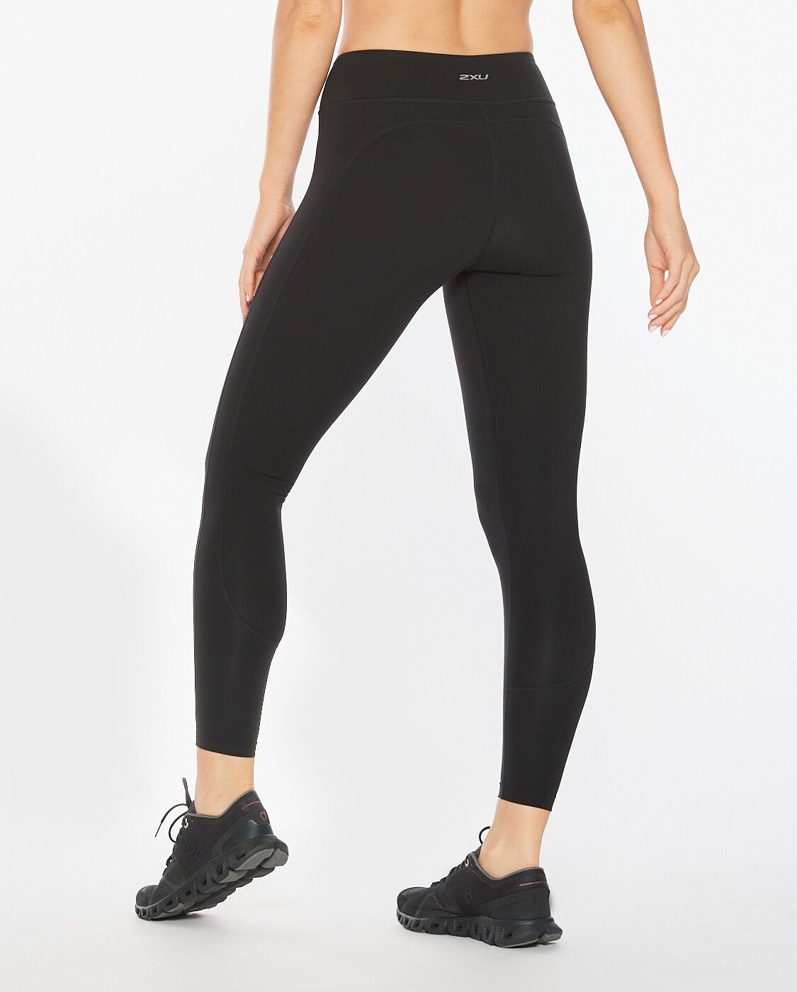2XU South Africa - Womens Form Mid-Rise Compression Tights - Black/Silver