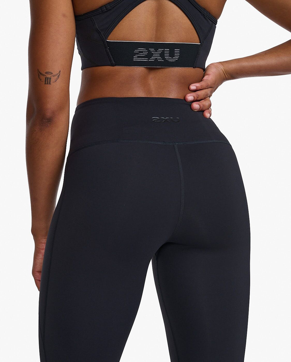 2XU South Africa - Womens Form Hi-Rise Comp 7/8 Tight - BLK/BLK