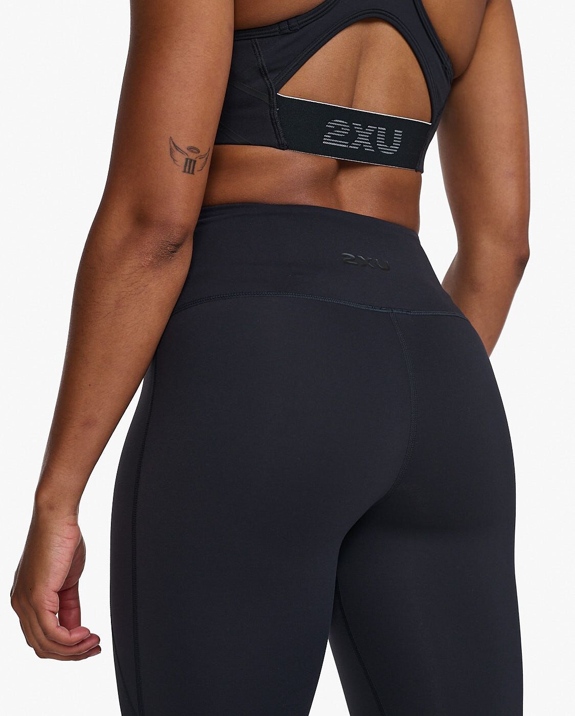 2XU South Africa - Womens Form Hi-Rise Comp 3/4 Tight - BLK/BLK
