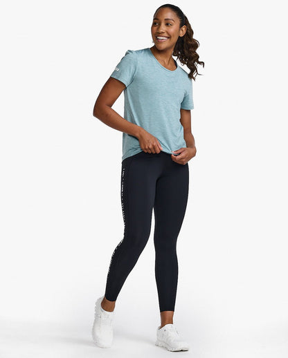 2XU South Africa - Womens Motion Tee - CMB/WHT